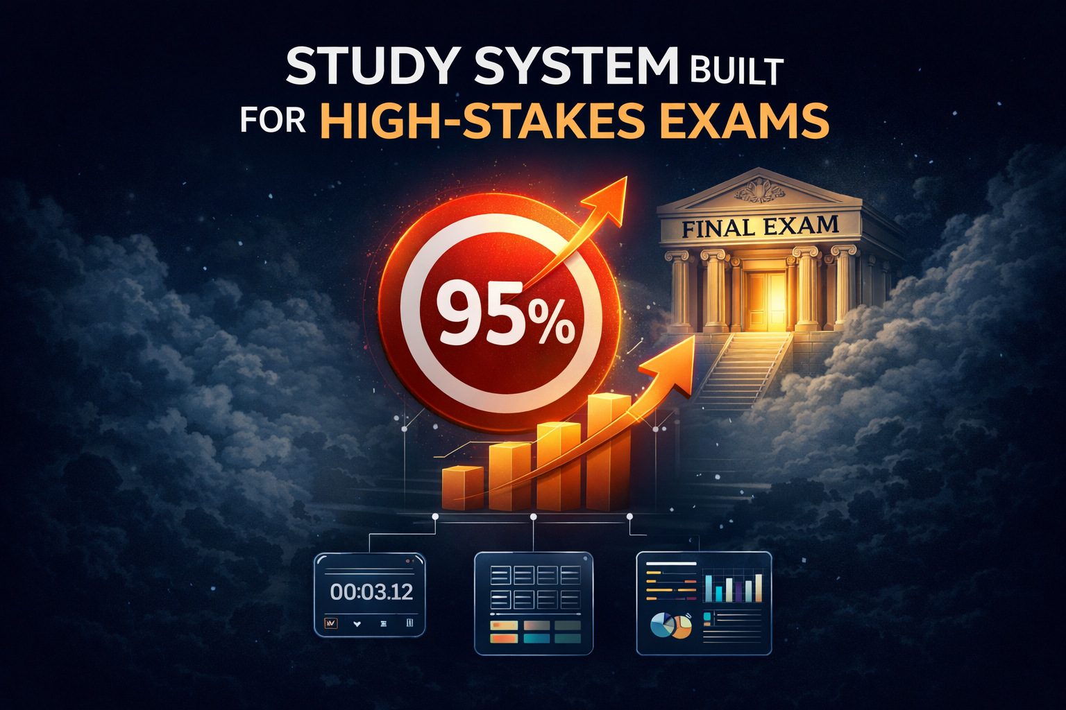 Sample USMLE Step 1 study schedule output from MedEd Study Planner